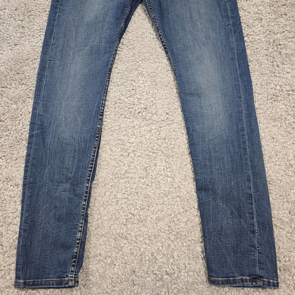 Levis‎ 510 Jeans Mens 33x34 (Fits 32x31) Blue Skinny Medium Wash Denim - Picture 2 of 13